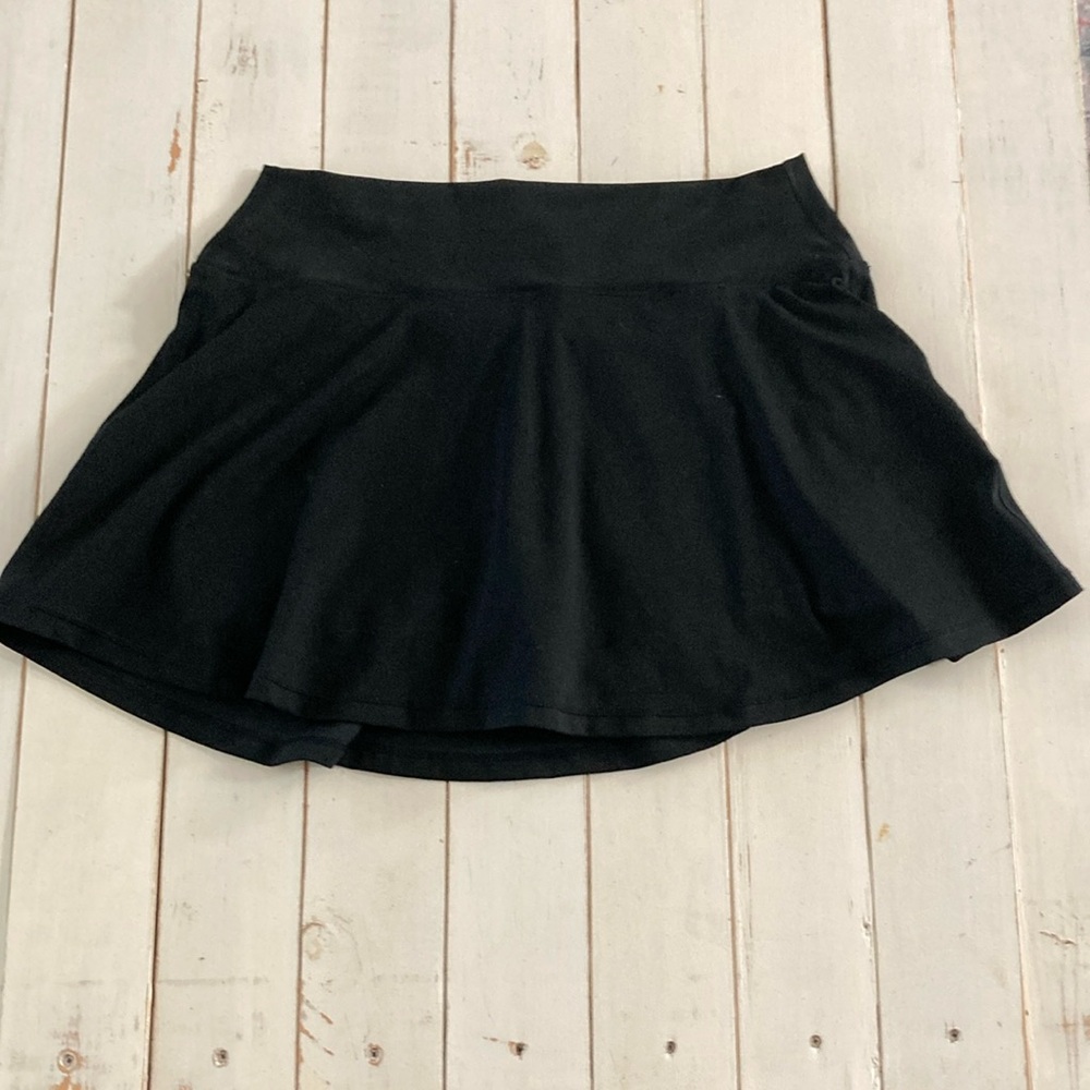 J. Crew Like New Tennis Skirt, black, Large